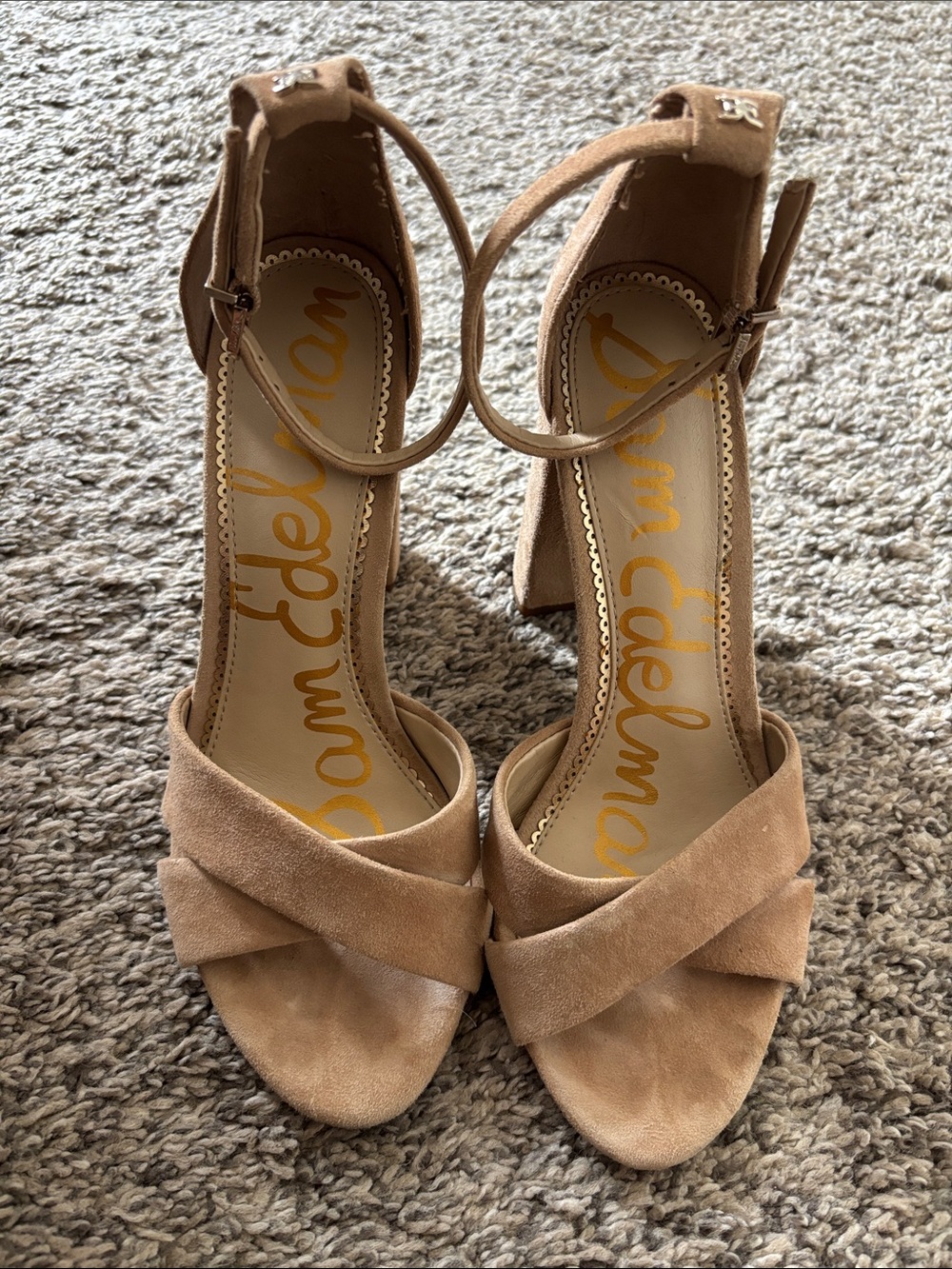 Sam Edelman yenna sandal. Tan suede. Size 7.